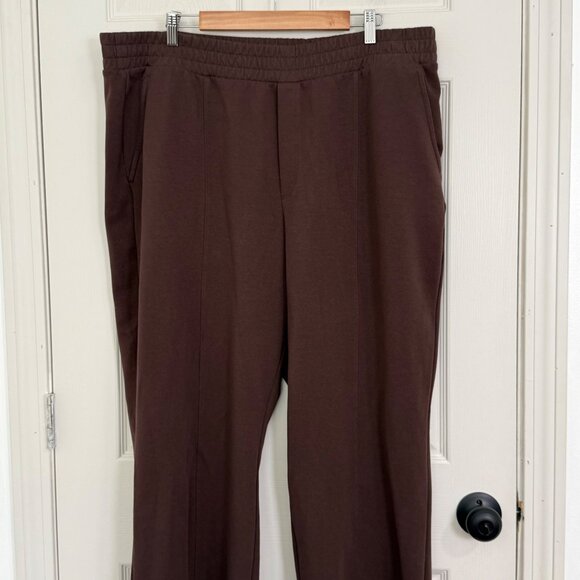 Old Navy Active Dynamic Fleece Sweatpants Womens XXL Brown High Rise Wide Leg - Picture 3 of 12